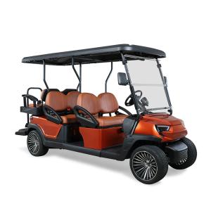 Quality 4 Forward+2 Rear Seats Electric Sightseeing Golf Buggy wholesale