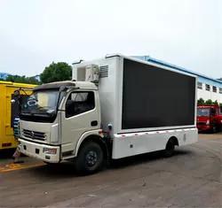 Dongfeng Mobile Big Screen Truck 4800*2080mm , 4*2 Mobile Sound Stage Truck