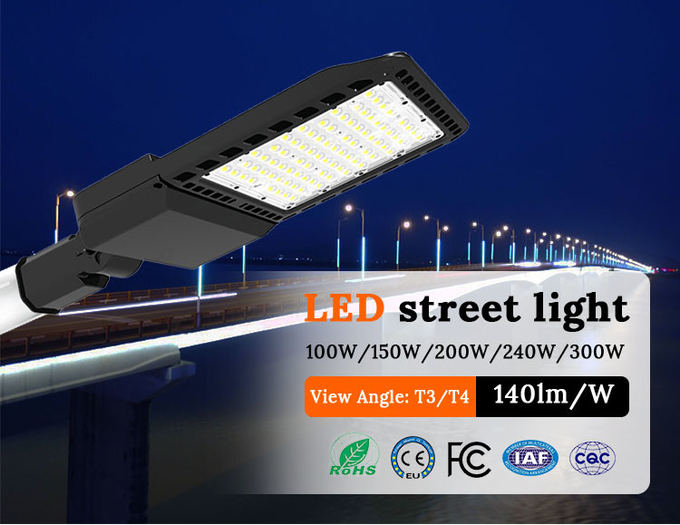Energy Saving Led Street Lights Night 150Watt LED Street Lamp For Parking Garages