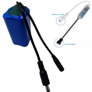 Quality Custom Battery Pack 18650 7.4V 7000mAh Battery and LED strip controller wholesale