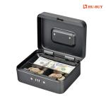 Multi Color Money Collection Safes / 3 Compartment Metal Cash Box Coin