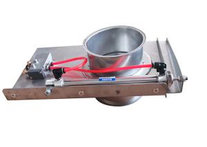 Quality 125mm Dust Collection Gates Stainless Steel 304 Pneumatic wholesale
