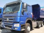 60T Tipper Semi Trailer 3 Axles Semi Flatbed Trailers Blue