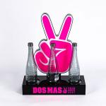 Unique Design LED Bottle Glorifier Display Stand Beer Bottle Display Rack
