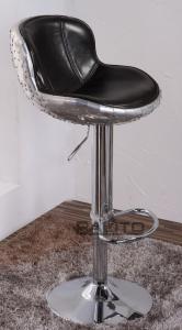 Quality antique aluminium back leather bar stool furniture,#2054 wholesale