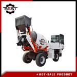 3.5 Cubic Meters Mobile Concrete Mixer Truck , Water Cooled Portable Concrete