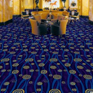 Quality 16 Colors PVC Commercial Flooring , Polypropylene Wilton Patterned Carpets wholesale