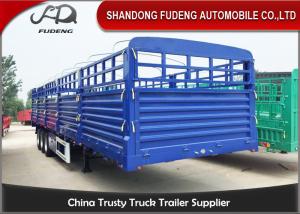 Quality 1500mm Height Tri Axle Side Wall Semi Trailer 3mm Pattern Frame Floor wholesale