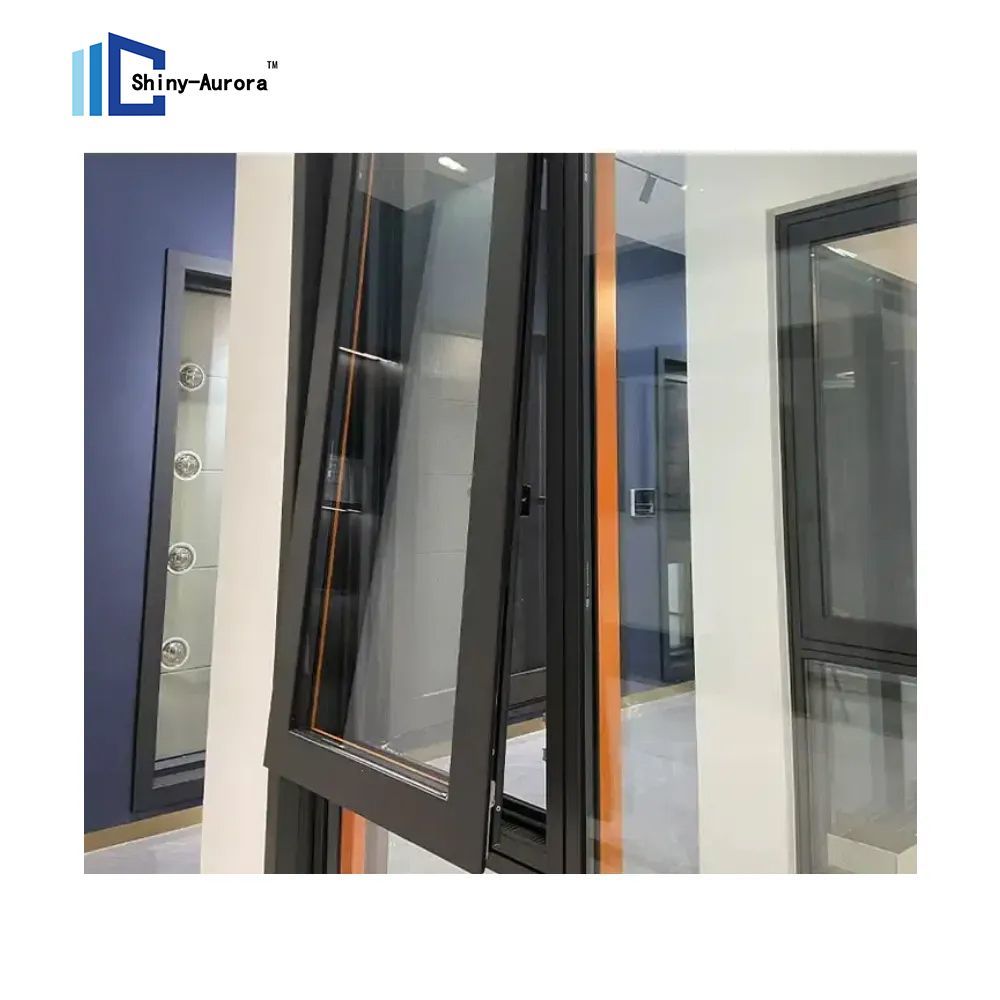 Energy Saving Burglar Proof Awning Window/ Swing Top Hung 36 X 48 Price Aluminum Soundproof Casement Awing Windows