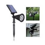 landscape light adjustable spotlight outdoor waterproof solar garden light