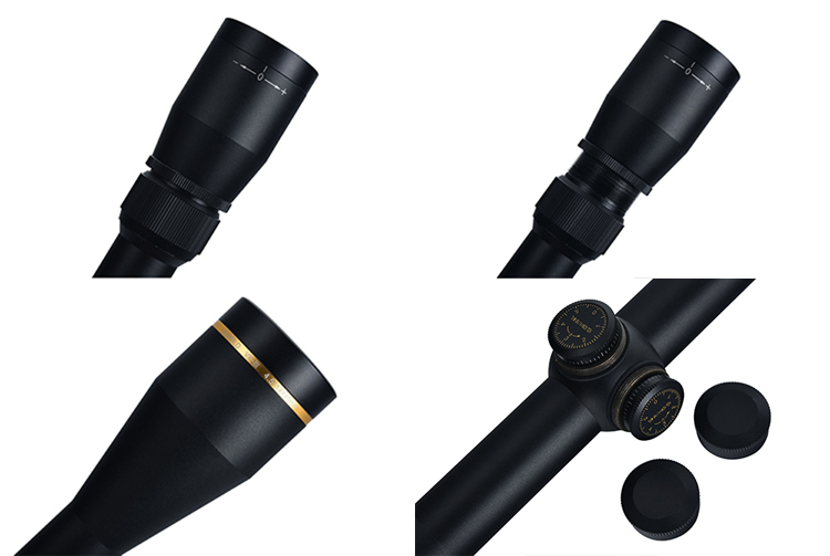 LE VX-3i 4.5-14x40 Hunting Scope with 4.40"-3.70" Exit Relief and 11/21mm Base Width