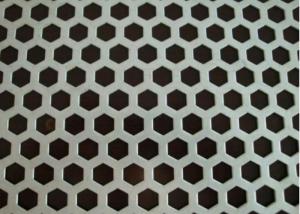 Quality Customizable Punched Metal Sheet Hexagonal Hole Perforated Sheet 1.4mm Thick wholesale