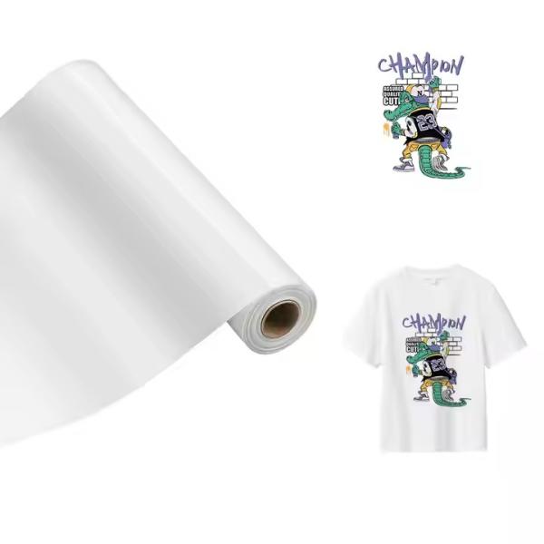 30CM*100M Hot Peel Single Double Side Roll DTF Transfer Film for DTF Inkjet