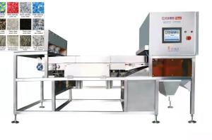 Quality 5400Pixel Wide Channel CCD Camera 500kg/H Belt Color Sorter For Plastic wholesale