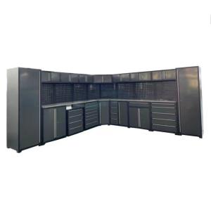 Quality Cold Rolled Steel Plate Powder Coated Garage Cabinet Heavy Duty Storage Solution wholesale