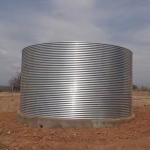 Corrugated Metal Water Storage Tanks Rainwater Reservoir Irrigation Fire