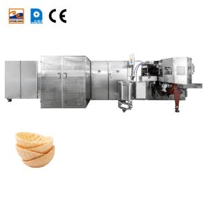 Quality Stainless Steel Waffle Cone Production Line Automatic Waffle Basket Baking System In Food Industry wholesale