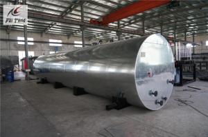 Quality Galvanized Bitumen Container , Transverse Legs Asphalt Storage Tank / Silo wholesale