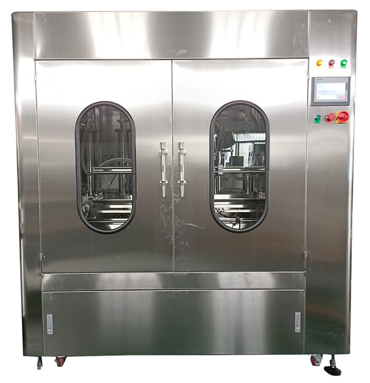 Food Volumetric Liquid Filling Machine Automatic Oil Bottling Capping Labeling Line