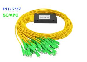 China ABS Box Fiber Optic PLC Splitter 3.0mm G657A1 SC/APC 17.2dB Insertion Loss G657A1 on sale