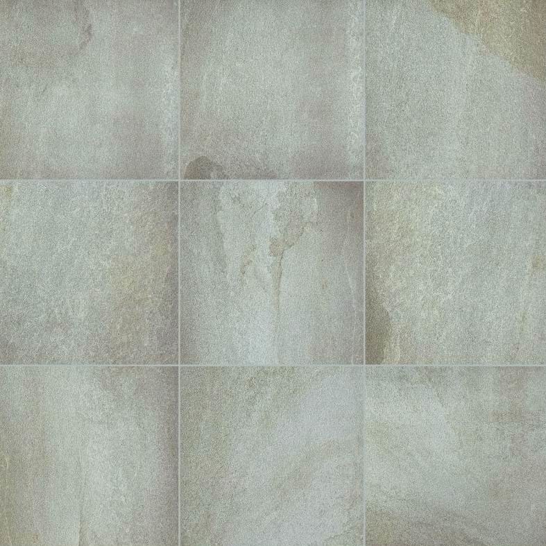 Grey Stone Look Porcelain Tile / Stone Effect Porcelain Floor Tiles Anti Bacterial