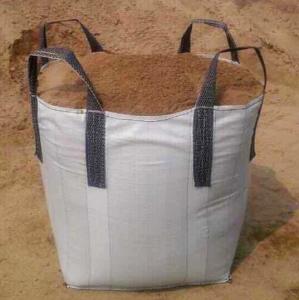 Quality Circular Cross Corner Loop Super Sack / Tonne Bulk Bags 6:1 Anti static wholesale