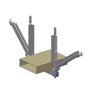 Quality Heavy Duty Bolted Tremor Fence Post Seismic Brace For Pipe Silver Aluminum Alloy wholesale