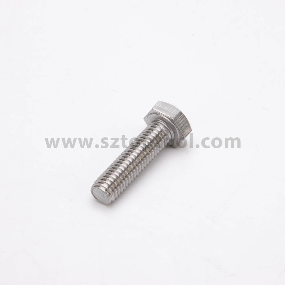 OEM External Hexagon Bolt 201 Stainless Hex Bolts M3-M20 Size