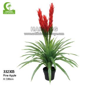 Quality Durable 100cm Artificial Flowers Plant , Artificial Pineapple Tree Real Touch wholesale