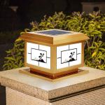 Moisture Proof Solar Pillar Light 12W Solar Outdoor Column Lights For villa