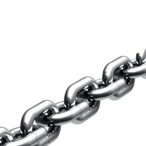 Quality G80 Welded Galvanized Steel Lifting Chain Dia 1.5mm To 35mm Round Link Chain wholesale