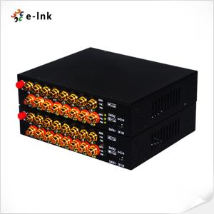 China 8Ch Bidirectional Fiber Media Converter 24 Bit Digitally Encoded on sale