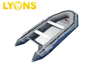 Quality 0.9 PVC Tarpaulin Rubber White Inflatable Fishing Boats 6P Environmental Friendly wholesale