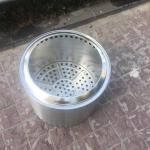 Food Grade 15 Inch Stainless Steel Smokeless Fire Pits Camping Outdoor Fireplace