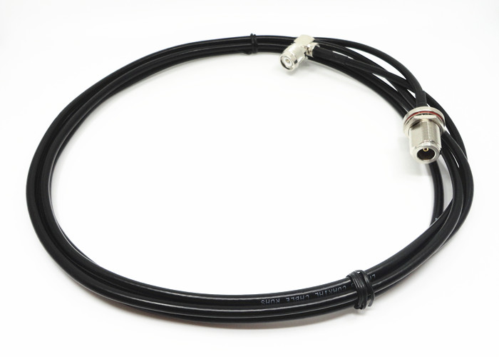 RF Cable Assemblies N Female to TNC Male Right Angle RF Coaxial Connector LMR195 Inner Conductor=0.94mm