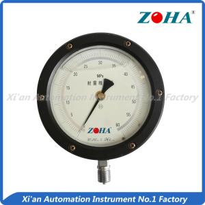 Quality Non - Corrosive Precision Pressure Gauge 4 Inch With Oil Filled Customized Size wholesale
