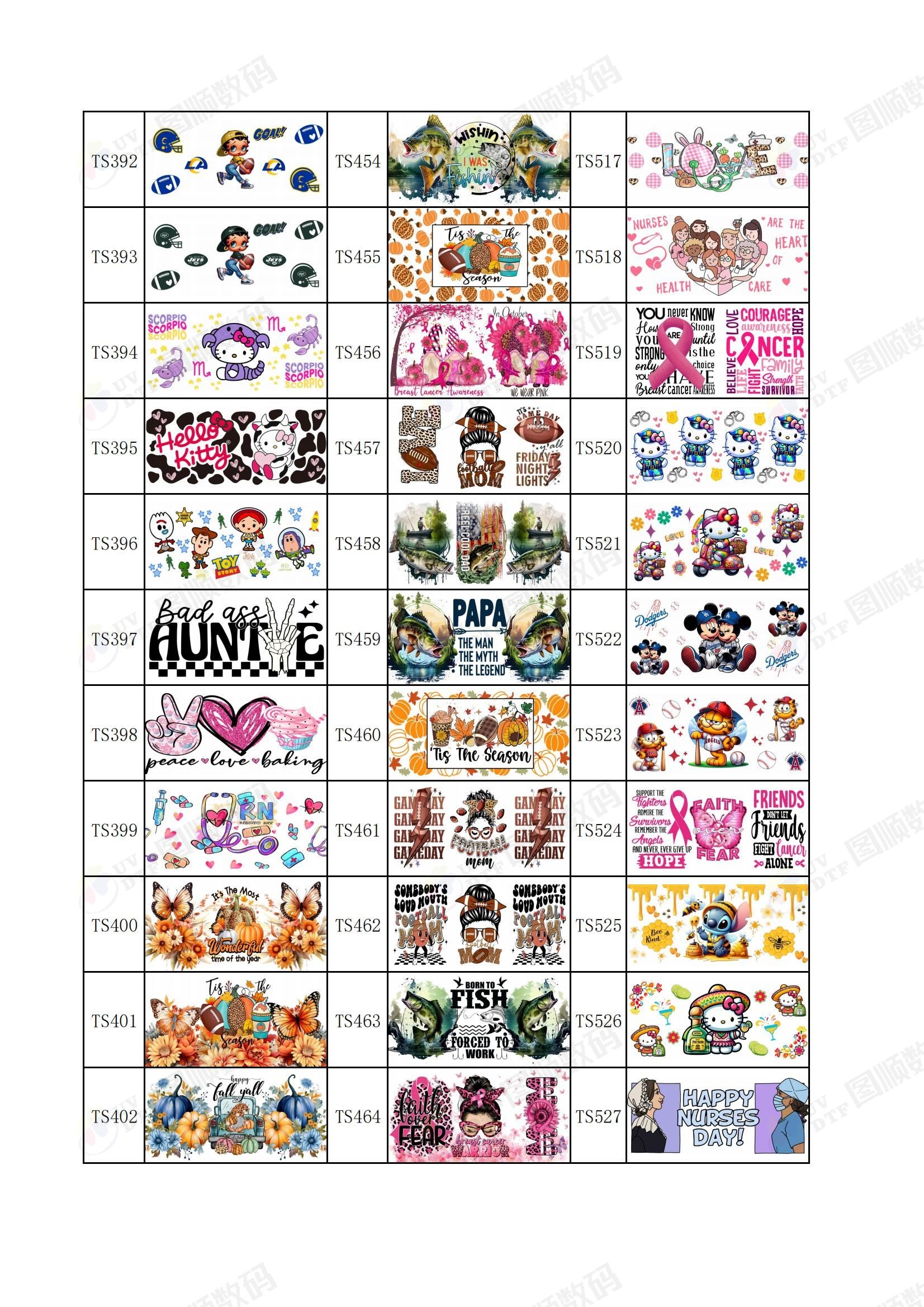 Self Adhesive Disney Tumbler Wrap Glass Cup Wraps UV Varnish