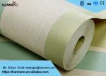 Brown European Style Wallpaper PVC Embossed Floral Home Decorative Wallcovering