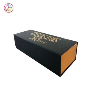 Quality Black Wine Bottle Packaging Boxes Printing Handling Matt Lamination wholesale