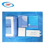 SMS Disposable Surgical Laparoscopy Pelviscopy Pack Drape Towel EO Sterilized