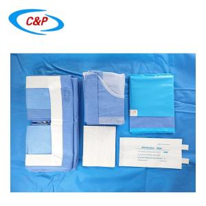 Quality SMS Disposable Surgical Laparoscopy Pelviscopy Pack Drape Towel EO Sterilized wholesale