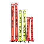 6ft/5ft/4ft Surface Marker Buoy with plastic oral inflator