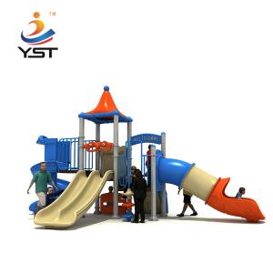 Quality ASTM PVC Coated Plastic Kids Playground Slide For Children wholesale