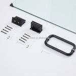 Tempered Glass Design Single Frameless Swing Shower Glass Door for Elegant