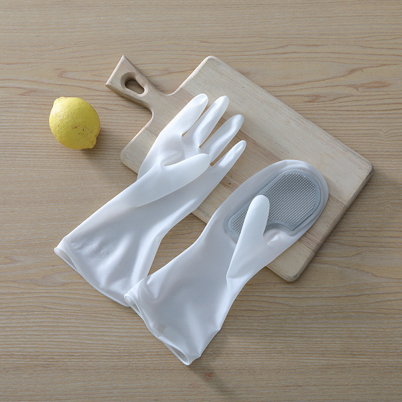 Silicone Dish Washing Gloves Reusable Cleaning Gloves Silicone Scrubber Gloves For Household, Bathroom Pet Bathing Cars