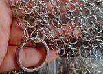 customization logo 316 Stainless Steel Chain Mail Pot Scrubber 4inch-9inch