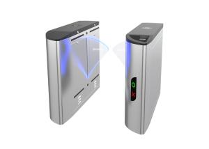Quality 304Stainless Steel Automatic Door Flap Barrier Gate With Recognition Entrance Control Card Contact wholesale