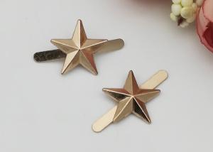 Quality Star Shape Zinc Alloy Buckle , Fashion Shoe Buckles For Gifts Shoe / Ladies Shoe wholesale