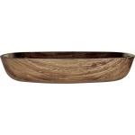 Glass Bathroom Rectangular Vessel Sinks And Hand Drawing Wood Color