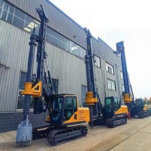 Quality Construction work Mini Rotary Rig Machine Bore Pile Drilling 45kN/m with drilling depth 15m and diameter 1000mm wholesale